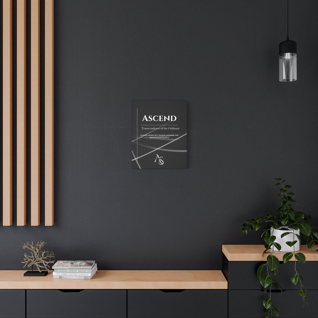 Ascend Matte Canvas Print — "Ascend: Transcendence of the Ordinary" Stretched Wall Art