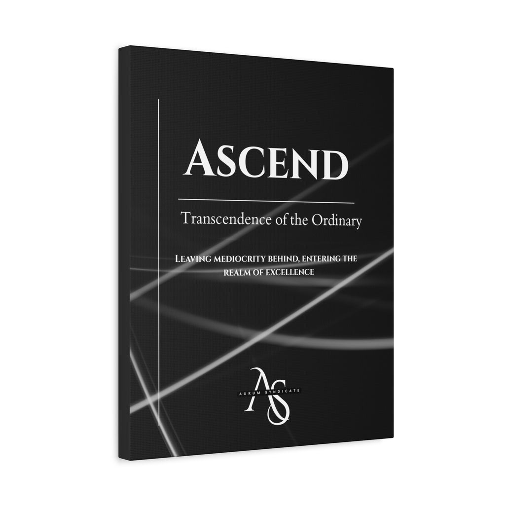 Ascend Matte Canvas Print — "Ascend: Transcendence of the Ordinary" Stretched Wall Art